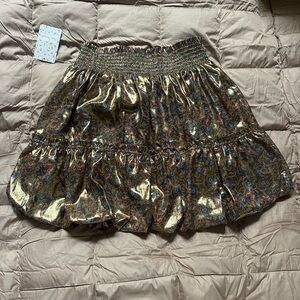 FREE PEOPLE Holiday Balloon Skirt NEW size L
